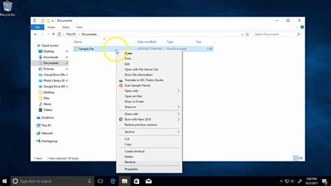 change file permissions windows 10.